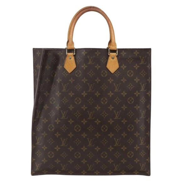 LOUIS VUITTON Monogram Sac Plat Hand Bag M51140 LV Auth 155912 - Picture 3 of 16